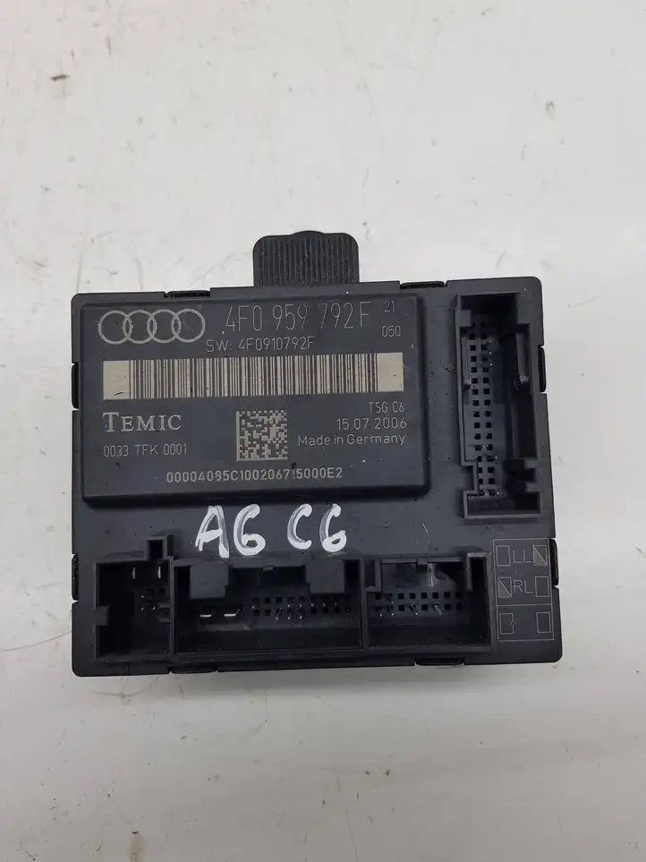 Audi A6 S6 C6 4F (2008 - 2011) 4F0959792F Блок управления дверью — фото 1