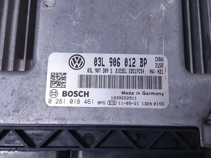 Volkswagen PASSAT B7 USA (2012 - 2016) 03L906012BP Блок управления двигателем (ЭБУ) — фото 1