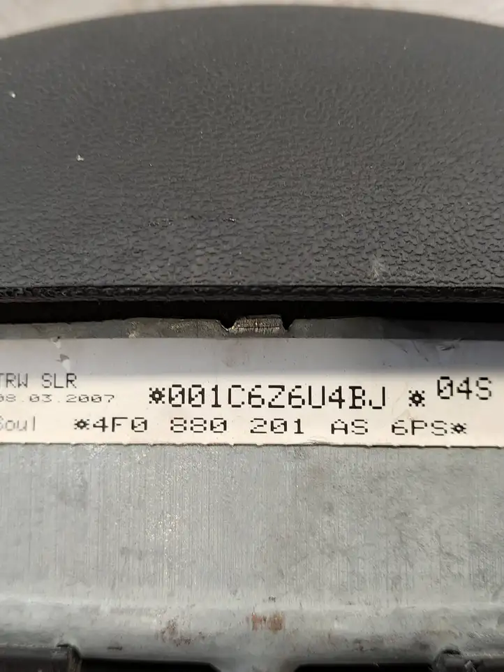 Audi A6 S6 C6 4F (2004 - 2008) 4F0880201AS Подушка безопасности руля — фото 4