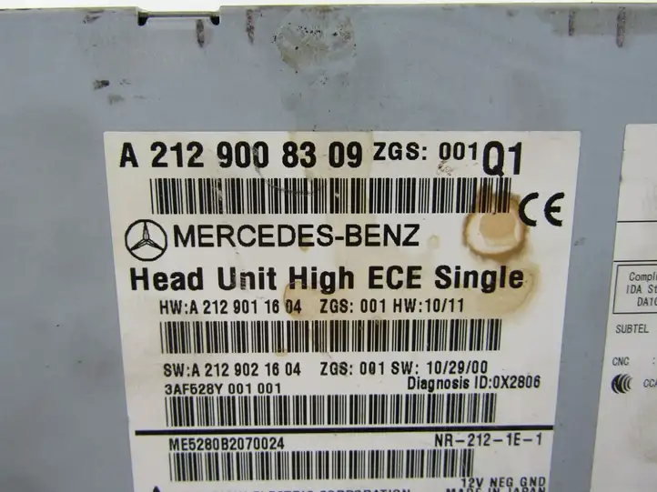 Mercedes-Benz E W212 (2009 - 2016) Магнитола / мультимедийная система — фото 9