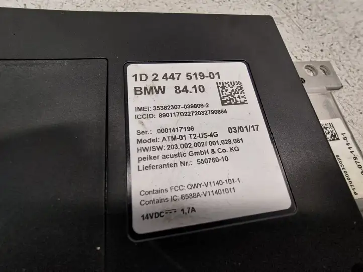 BMW X3 F25 (2010 - 2017) 2447519 Блок GSM — фото 4