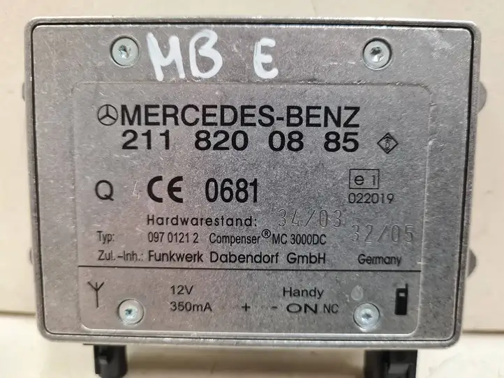 Mercedes-Benz E W211 (2002 - 2009) 2118200885 Прочие блоки управления — фото 3