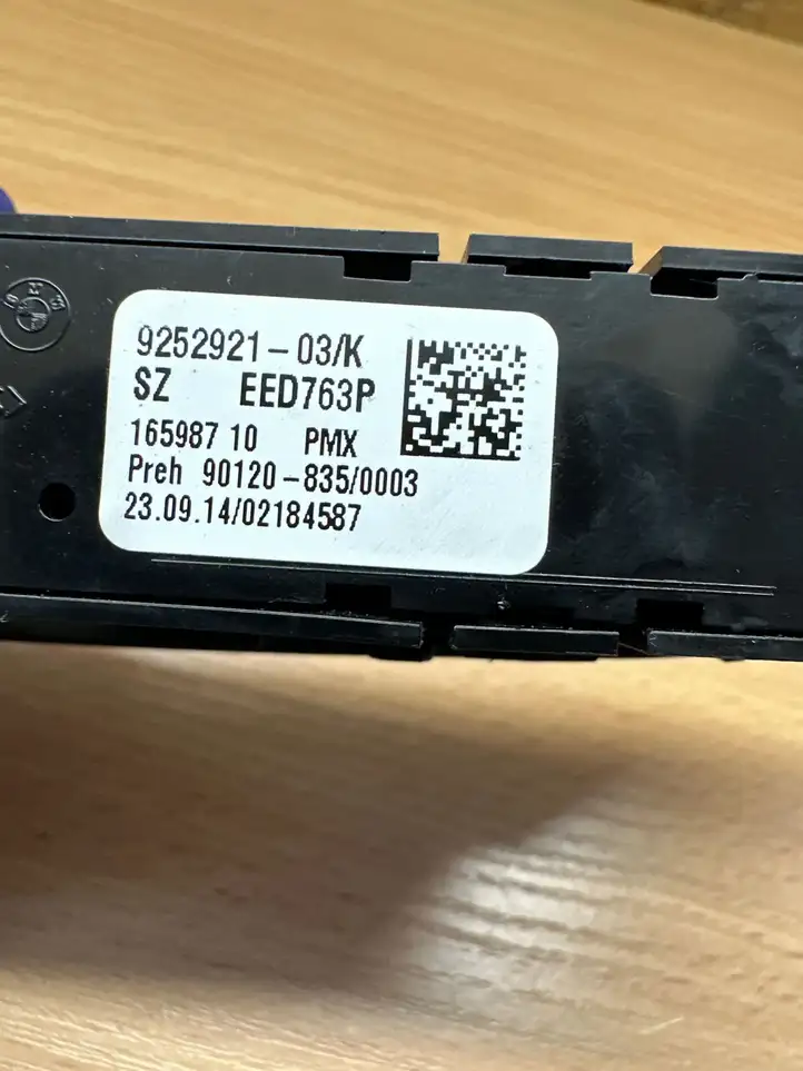 BMW 3 GT F34 (2013 - 2017) 9252921 Кнопка парктроника — фото 3