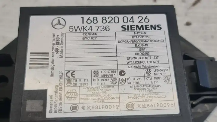 Mercedes-Benz A W168 (1997 - 2004) 1688200426 Блок иммобилайзера — фото 4