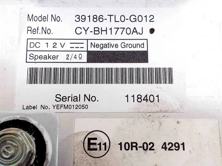 Honda Accord (2008 - 2016) 39186TL0G012 Усилитель звука — фото 3