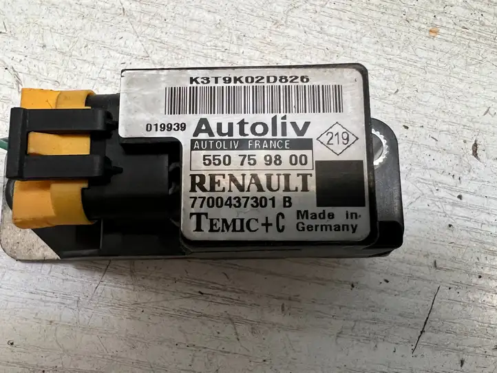 Renault Scenic I (1996 - 2003) 7700437301B Датчик удара SRS — фото 2