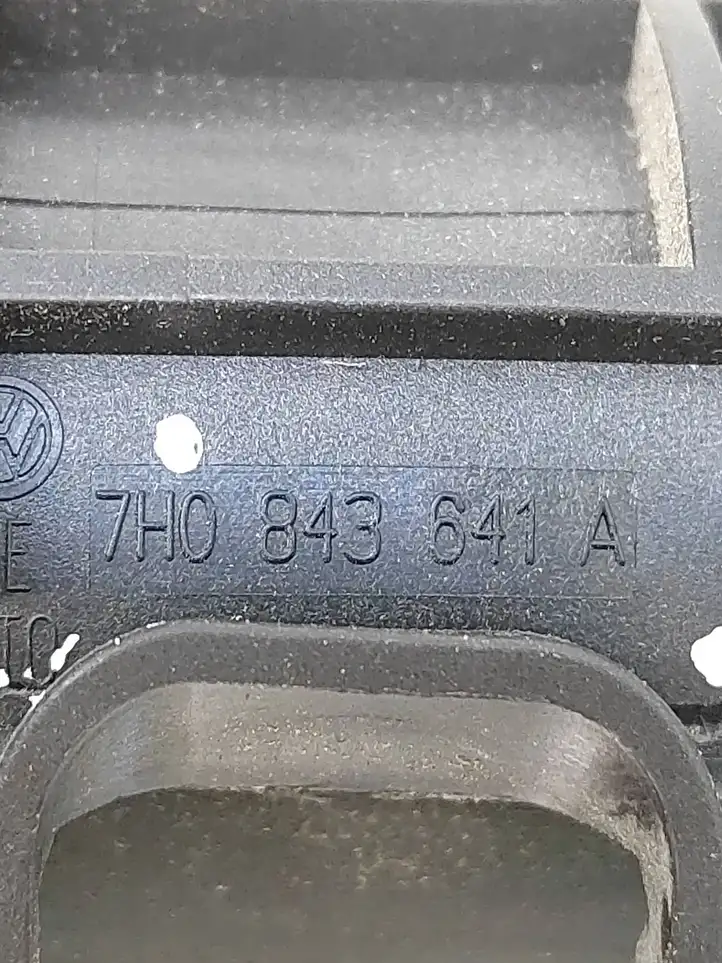Volkswagen Transporter - Caravelle T5 (2003 - 2009) 7H0843641A Внутренняя ручка задней двери — фото 2