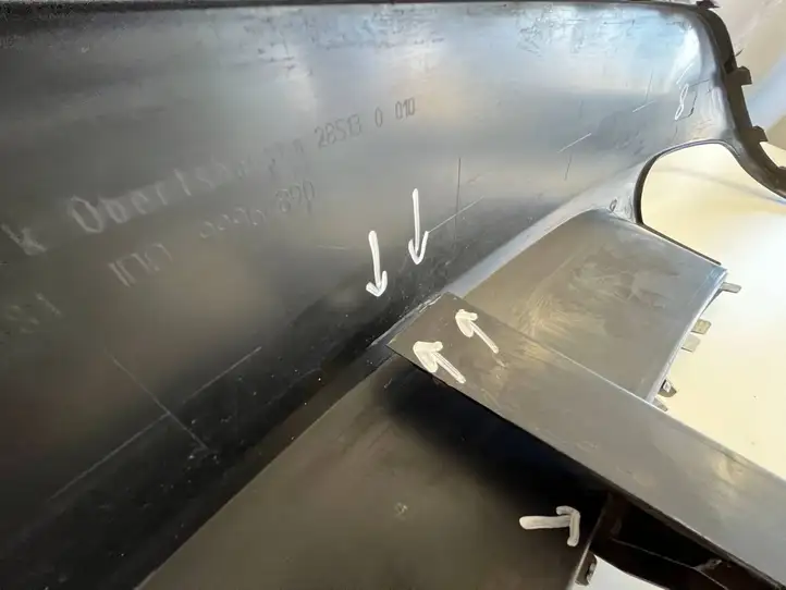 Mercedes-Benz CLA C117,X117,W117 (2013 - 2019) A1178850325 Нижняя часть переднего бампера — фото 9
