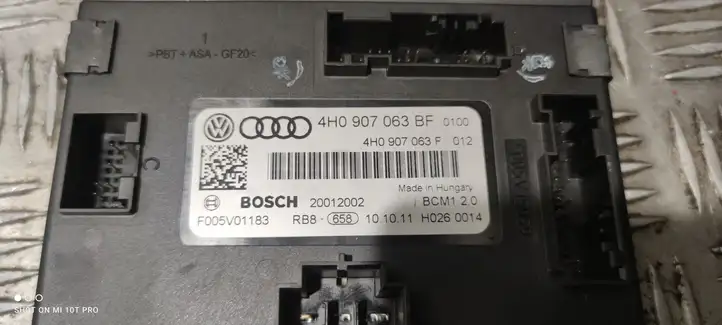 Audi A7 S7 4G (2010 - 2014) 4H0907063BF Прочие блоки управления — фото 2