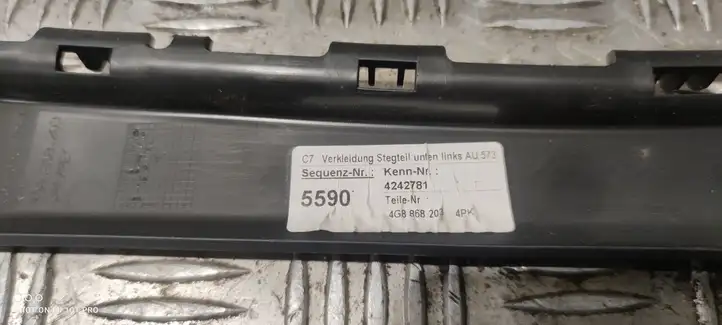 Audi A7 S7 4G (2010 - 2014) 4G8868203 Прочие детали салона — фото 2