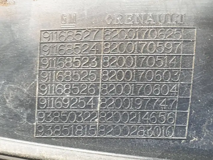 Renault Trafic II (X83) (2002 - 2014) 8200197747 Наружная ручка раздвижной двери — фото 4