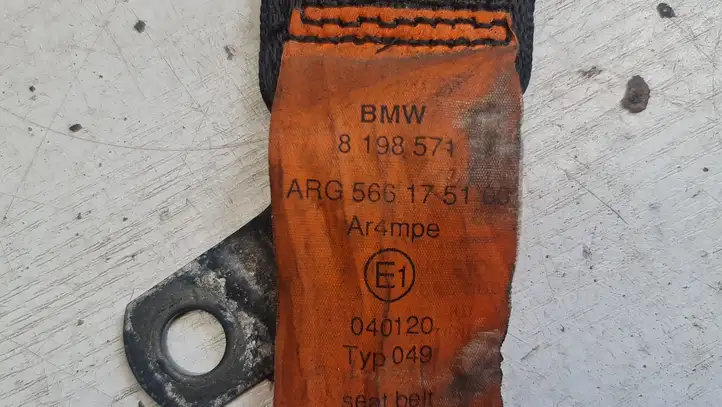 BMW 5 E39 (1996 - 2003) 8198571 Передний ремень безопасности — фото 4