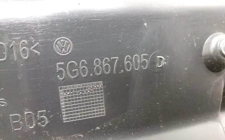 Volkswagen Golf VII (2013 - 2019) 5G6867605D Обшивка багажника — фото 5