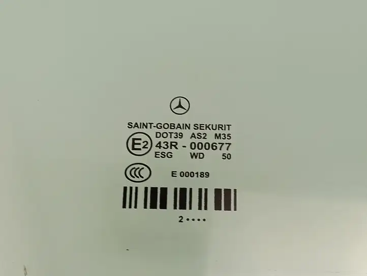 Mercedes-Benz E W212 (2009 - 2016) Стекло передней двери — фото 3