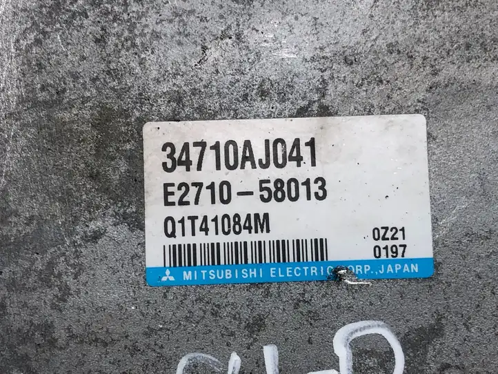 Subaru Outback (2009 - 2014) 34710AJ041 Блок управления усилителем руля — фото 2