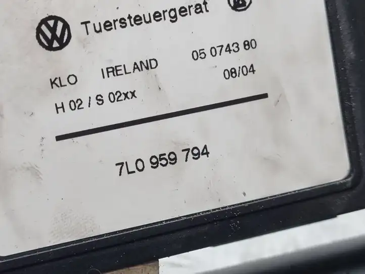 Volkswagen Touareg I (2002 - 2010) 7L0959794 Стеклоподъемник задней двери — фото 2