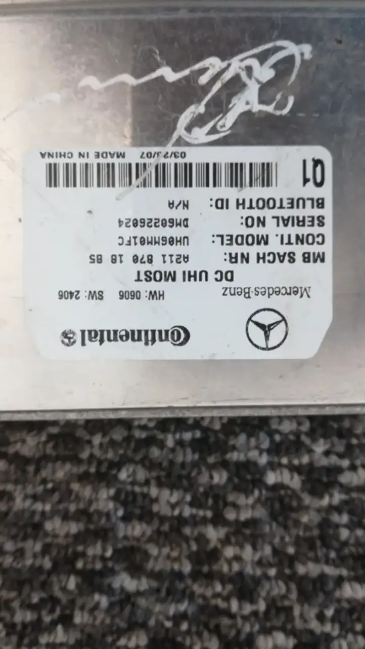 Mercedes-Benz Vito Viano W639 (2003 - 2010) A2118701885 Bluetooth модуль — фото 2