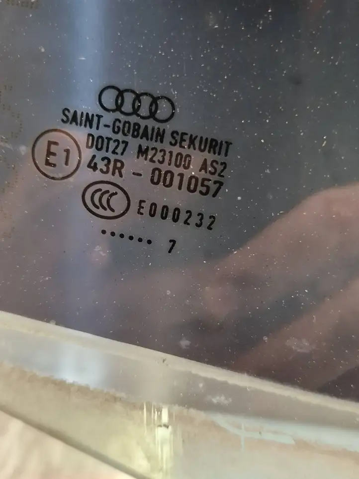 Audi A3/S3 8P (2003 - 2005) 43R001057 Стекло задней двери — фото 3