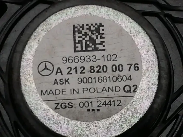Mercedes-Benz E W212 (2009 - 2016) A2128200076 Динамики задних дверей — фото 6