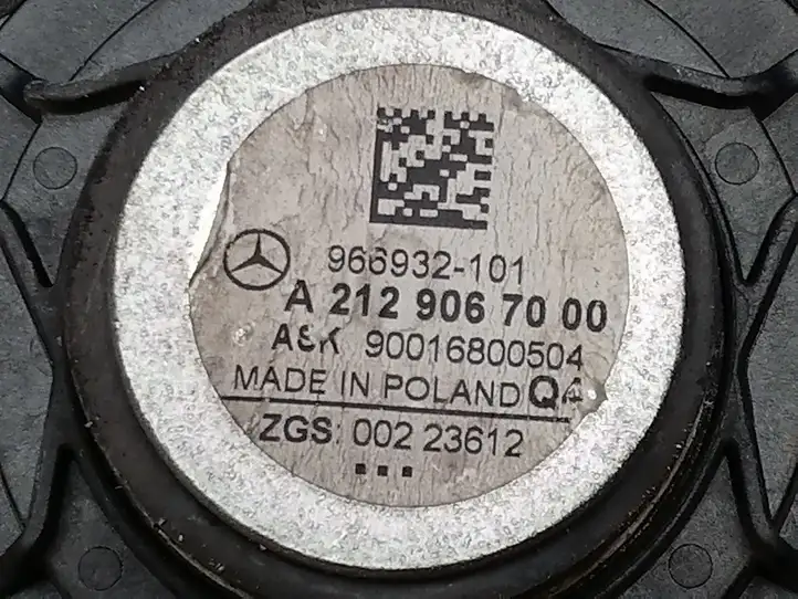 Mercedes-Benz E W212 (2009 - 2016) A2129067000 Динамики передних дверей — фото 2