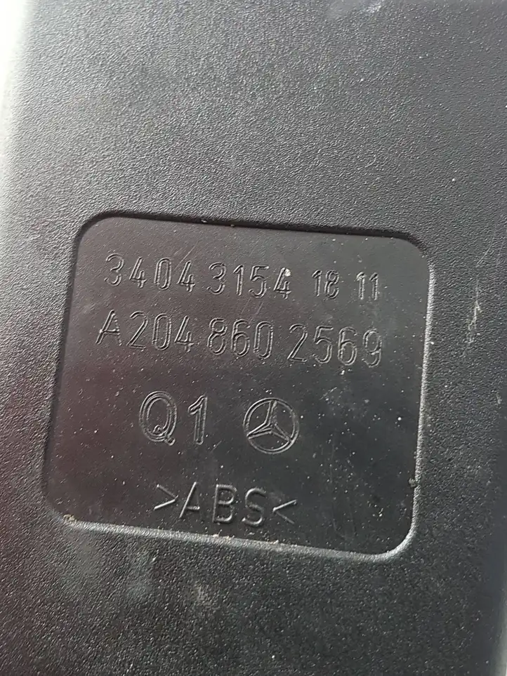 Mercedes-Benz GLK X204 (2008 - 2016) A2048602569 Замок заднего ремня — фото 2