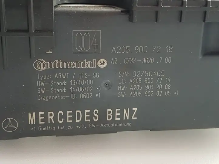 Mercedes-Benz C W205 (2014 - 2021) A0997602601 Доводчик крышки багажника — фото 4