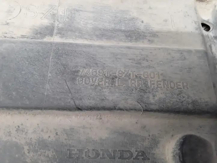 Honda CR-Z (2010 - 2016) 74591SZTG01 Задний подкрылок — фото 2