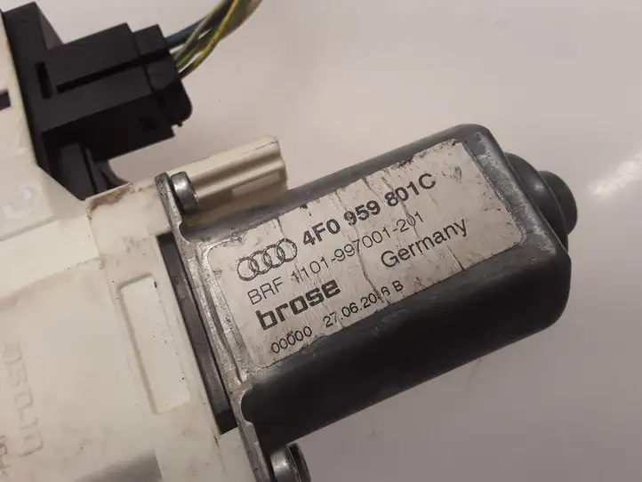 Audi A6 S6 C6 4F (2004 - 2008) 4F0959801C Стеклоподъемник задней двери — фото 6
