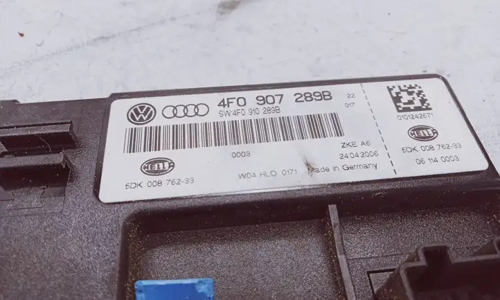 Audi A6 S6 C6 4F (2004 - 2008) 4F0907289B Модуль комфорта — фото 3