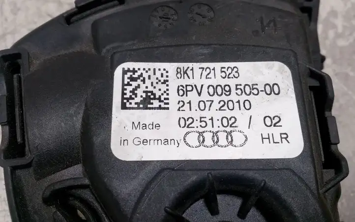 Audi A4 S4 B8 8K (2007 - 2011) 8K1721523 Педаль акселератора — фото 3
