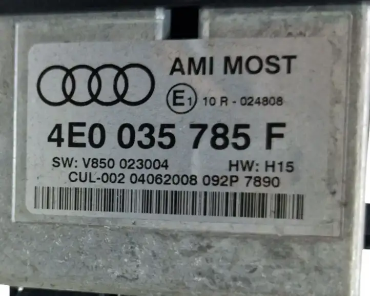 Audi A4 S4 B8 8K (2007 - 2011) 4E0035785F Блок MMI — фото 6