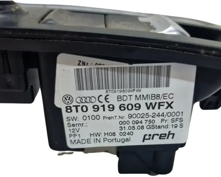 Audi A4 S4 B8 8K (2007 - 2011) 8T0919609WFX Контроллер мультимедийной системы — фото 4