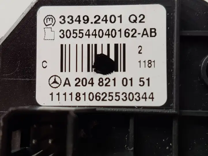 Mercedes-Benz GLK X204 (2008 - 2016) A2048210151 Кнопки на рулевом колесе — фото 2
