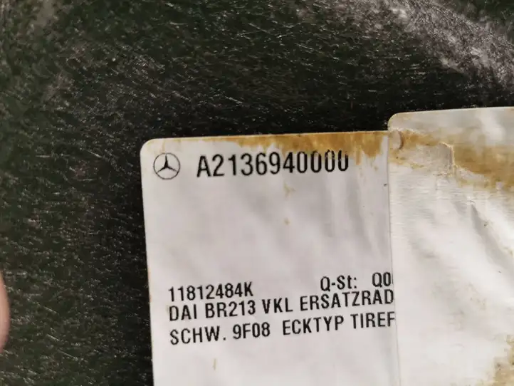 Mercedes-Benz E W213 (2016 - ) A2136940000 Коврик багажника — фото 3