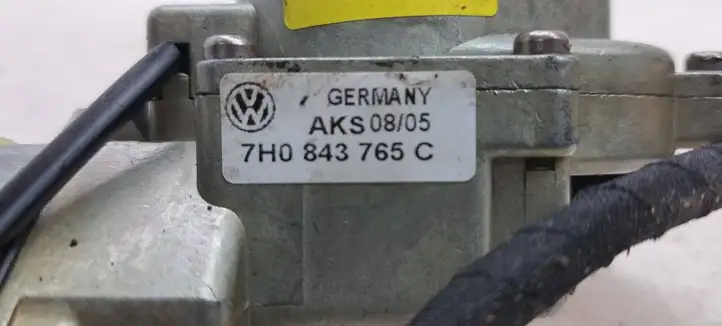 Volkswagen Multivan T5 (2003 - 2015) 7H0843765C Электродвигатель раздвижной двери — фото 3