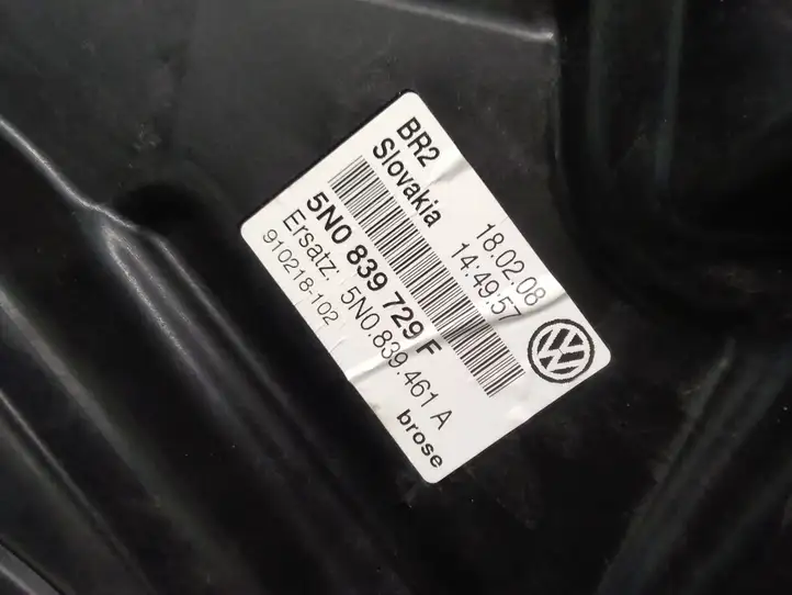Volkswagen Tiguan (2007 - 2011) 5N0839755C Стеклоподъемник передней двери (комплект) — фото 4