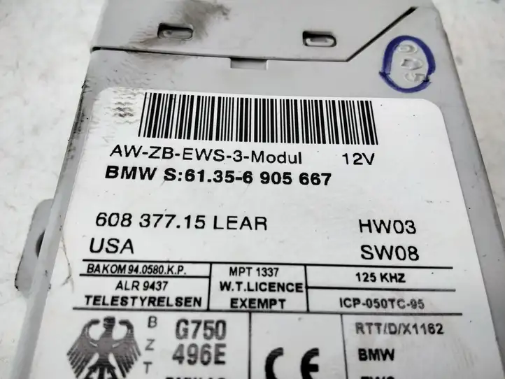 BMW 3 E46 (1998 - 2005) 6905667 Блок иммобилайзера — фото 2
