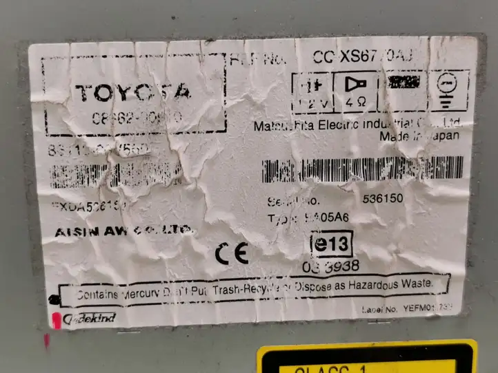 Toyota Avensis T250 (2006 - 2009) Магнитола / мультимедийная система — фото 5
