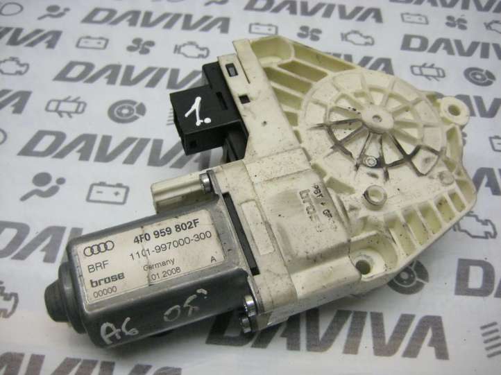 4F0959802F Audi A6 S6 C6 4F Mechaninis galinio lango pakėlimo mechanizmas