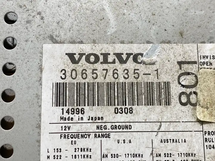 Volvo S80 (2004 - 2006) 306576351 Магнитола / мультимедийная система — фото 2