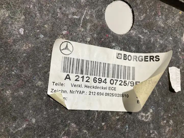 Mercedes-Benz E W212 (2009 - 2016) A2126940725 Обшивка багажника — фото 3