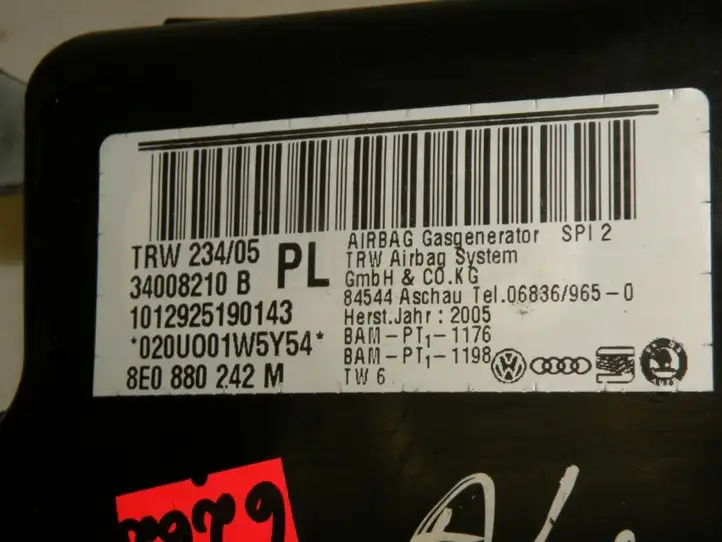 Audi A4 S4 B7 8E 8H (2004 - 2009) 8E0880241M Подушка безопасности сиденья — фото 6