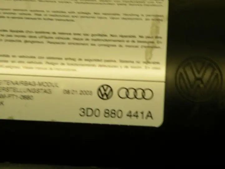 Volkswagen Phaeton (2002 - 2008) 3D0880441A Подушка безопасности задней двери — фото 3