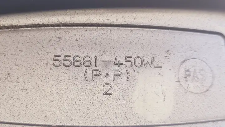 Toyota Avensis T220 (2000 - 2003) 55881450WL Боковой воздушный дефлектор — фото 2