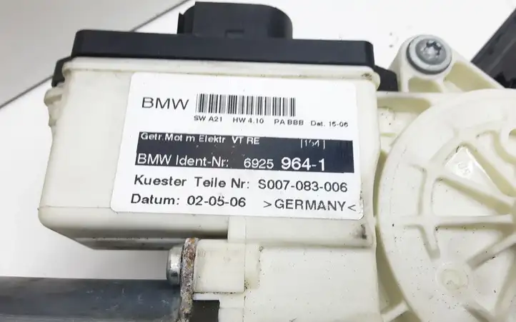 BMW X3 E83 (2003 - 2010) 6925964 Электростеклоподъемник передний (комплект) — фото 3