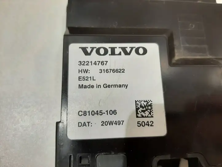 Volvo S90, V90 (2016 - 2020) 32214767 Блок управления крышкой багажника — фото 2