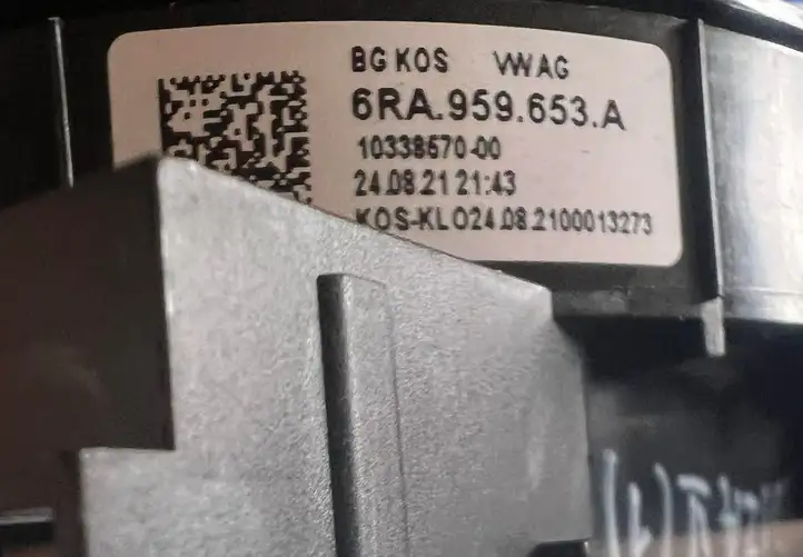 Seat Ibiza V (KJ) (2017 - ) 6RA959653 Контактное кольцо SRS — фото 2