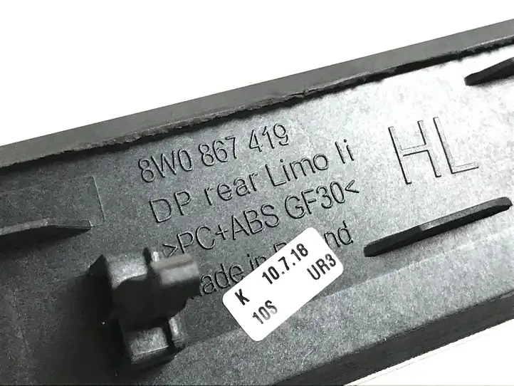 Audi A4 S4 B9 (2015 - 2019) 8W0867419 Обшивка задней двери — фото 3