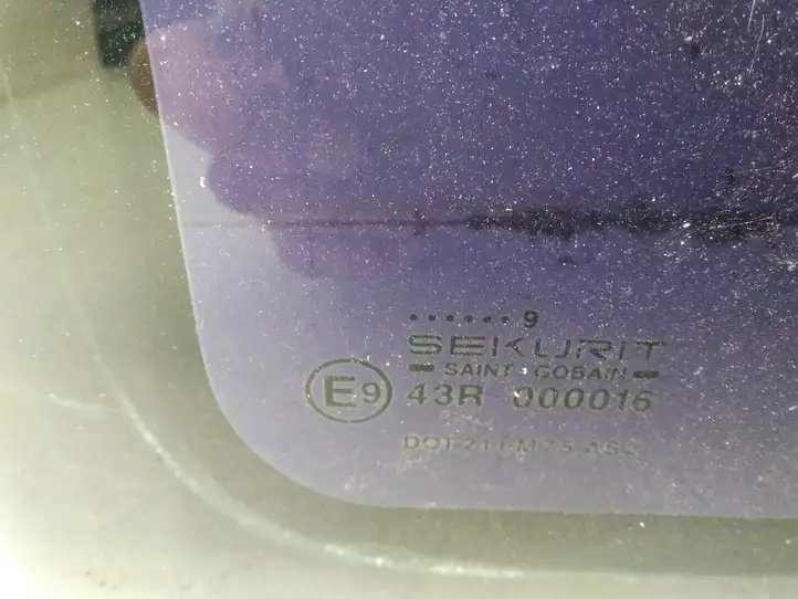 Citroen Berlingo (1996 - 2002) 43R000016 Заднее боковое стекло — фото 3