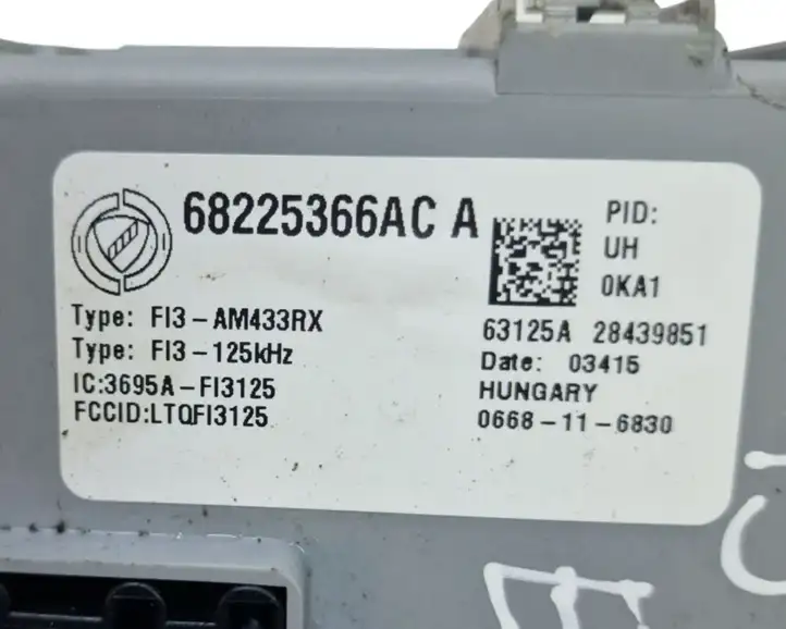 Fiat 500E (2013 - 2019) 68225366AC Модуль комфорта — фото 8